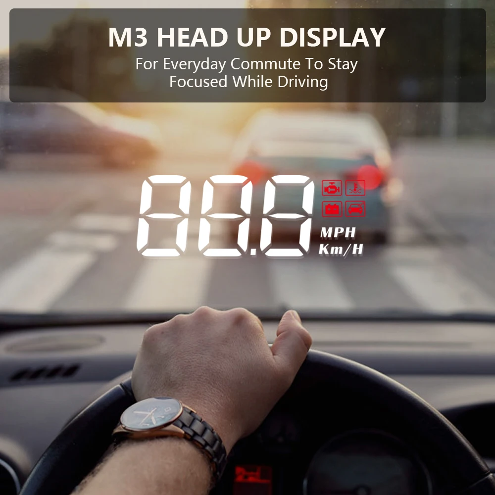 WYING M3 ڵ GPS OBD2   ÷  ڵ ӵ ׼,  ڵ  ڵ  HUD  ÷