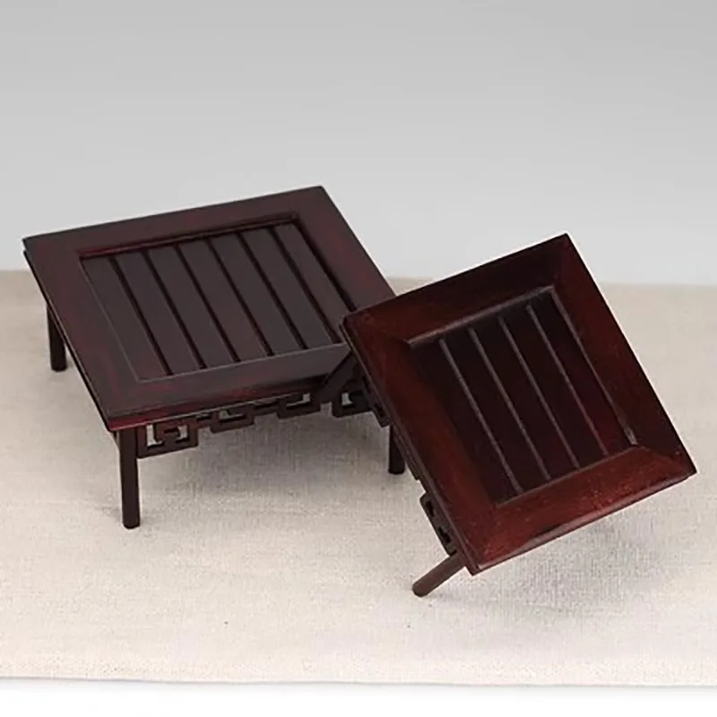 Jade and Stone Ornaments, Jade Seal Base, Square, Purple Sand, Bonsai, Crafts