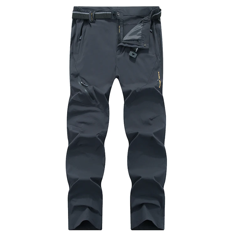 thumbnail image 1 of Pantalones elásticos de secado rápido de cuatro lados para hombre, pantalones de montañismo para exteriores, ligeros y finos, transpirables elásticos de verano para mujer, 1 of 5