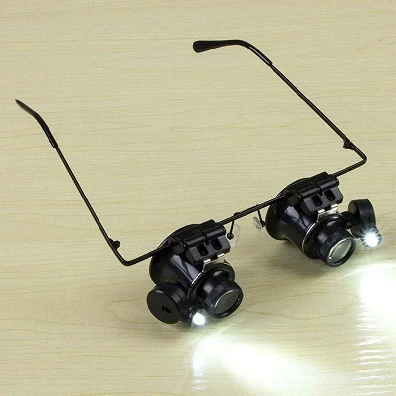 60X Ini Lente Di Ingrandiento Da Gioielliere LED UV Lente Di - Foto 12