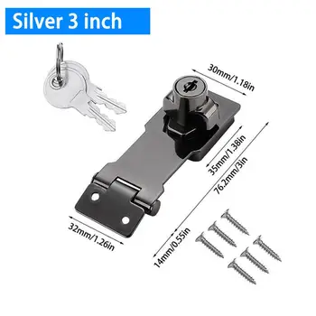 2.5/3/4นิ้วตัวล็อคเฟอร์นิเจอร์เพื่อความปลอดภัยตู้ลิ้นชักตู้เก็บของกล่องล็อคกระบอกสูบ 11