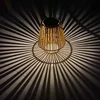 Solar Landscape Lamp 600mAh Imitation Rattan Yard Lantern Waterproof Lighting Ornaments Home Decor for Bedroom Outdoor  Backyard 4