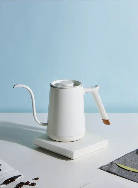 Timemore Fish Smart Electric Pour Over Kettle 600ml 220v Fine Mouth Temperature Control Customize Hand Brew Coffee Pot 3