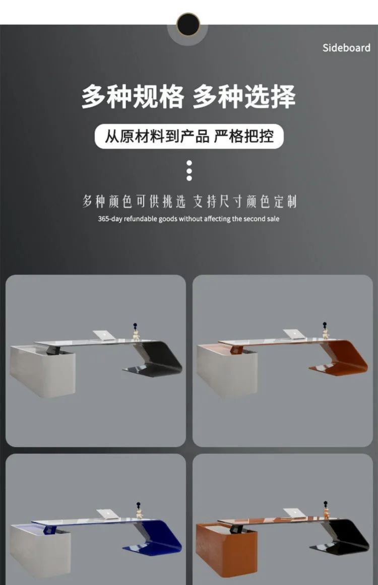 Description Picture 6 of itemStanding Desk Organizer Conference L Shaped Drafting Executive Desk Writing Modern School Mesa Escritorio Italian Furniture