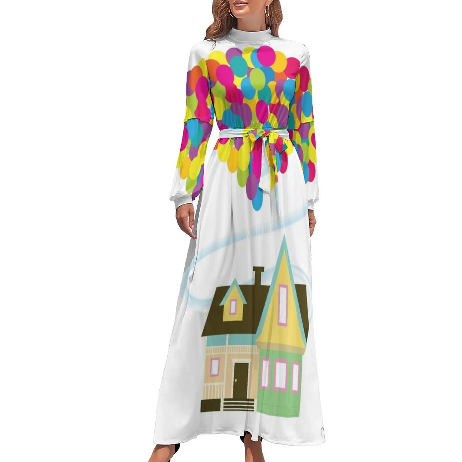 thumbnail image 1 of Vestido largo Up Up and Away, vestido de mujer, vestidos de noche de verano, vestidos de fiesta para mujer, 1 of 5