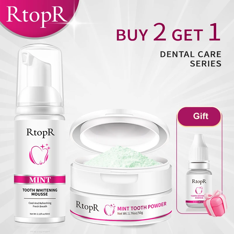 

Oral Care Kit Combo Teeth Cleansing Whitening Mousse Removes Stains Teeth Whitening Oral Hygiene Whitening Buy 2 Get 1 Free