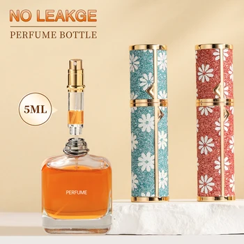 5ml Perfume Refill Bottle Portable Mini Refillable Spray Jar Scent Pump Empty Cosmetic Containers Atomizer for Travel Tool