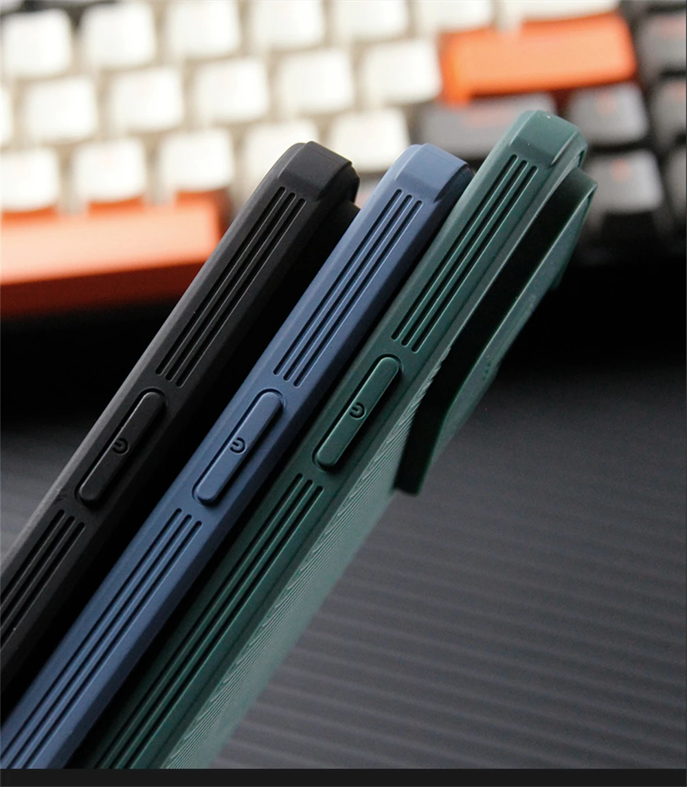 Luxurious Magnetic Armor Case with Sliding Camera Cover and Wireless Charging Compatibility