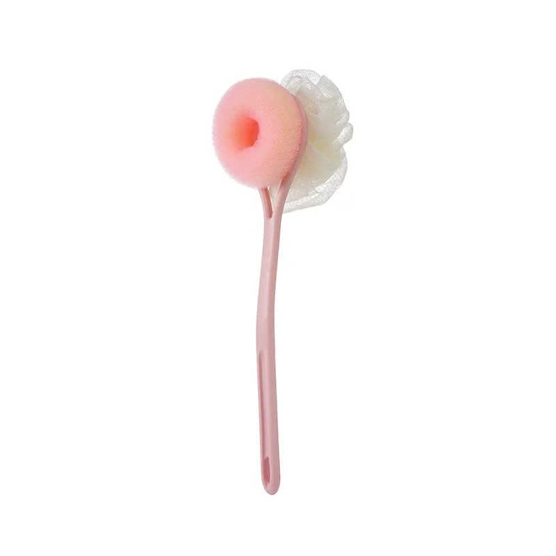 

Long Handle Rubbing Brush Bath Flower Body Shower Exfoliating Cleaning Scrubber Massage Brushes Dual Purpose For Women And Men