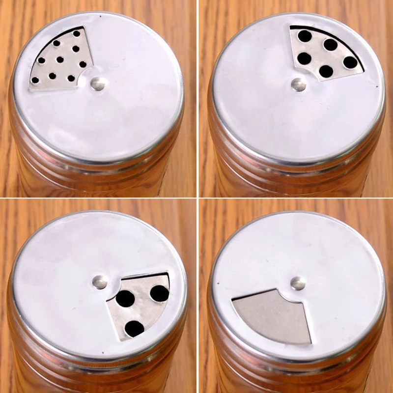 

Stainless Steel Seasoning Bottle BBQ Salt Pepper Condiment Box Toothpick Dispenser Kitchen Storage Gadgets