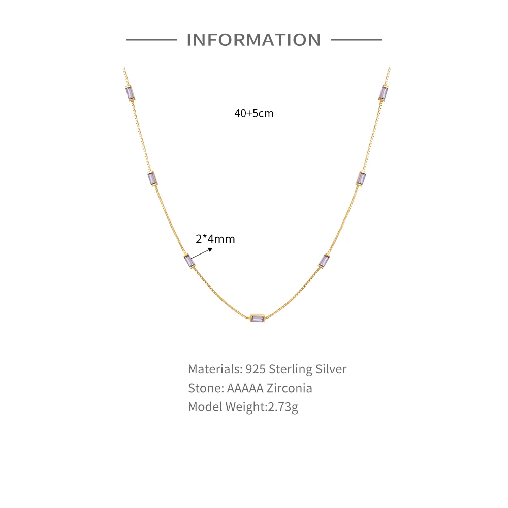 CANNER Necklace Silver 925 Zircon