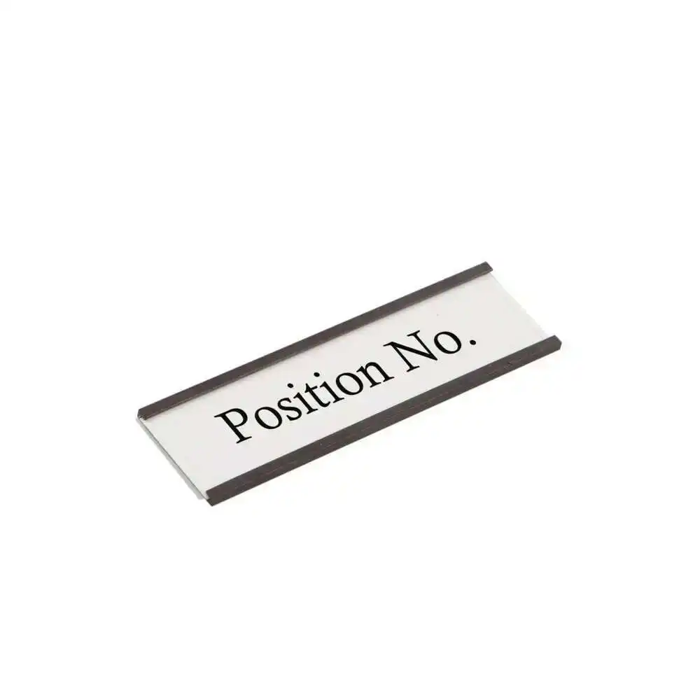 20pcs C-채널 자기 레이블 홀더 스트립 Pvc 및 종이 C 프로필 마그네틱 스트립 너비 20mm 25mm 30mm 사용할 수