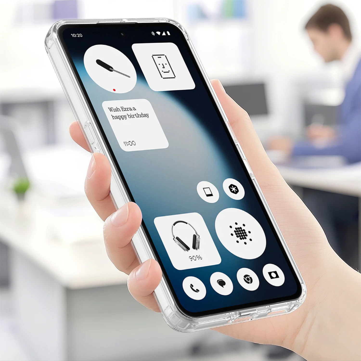 Magnetic Acrylic Transparent Scratch-Proof Hard Cover Case