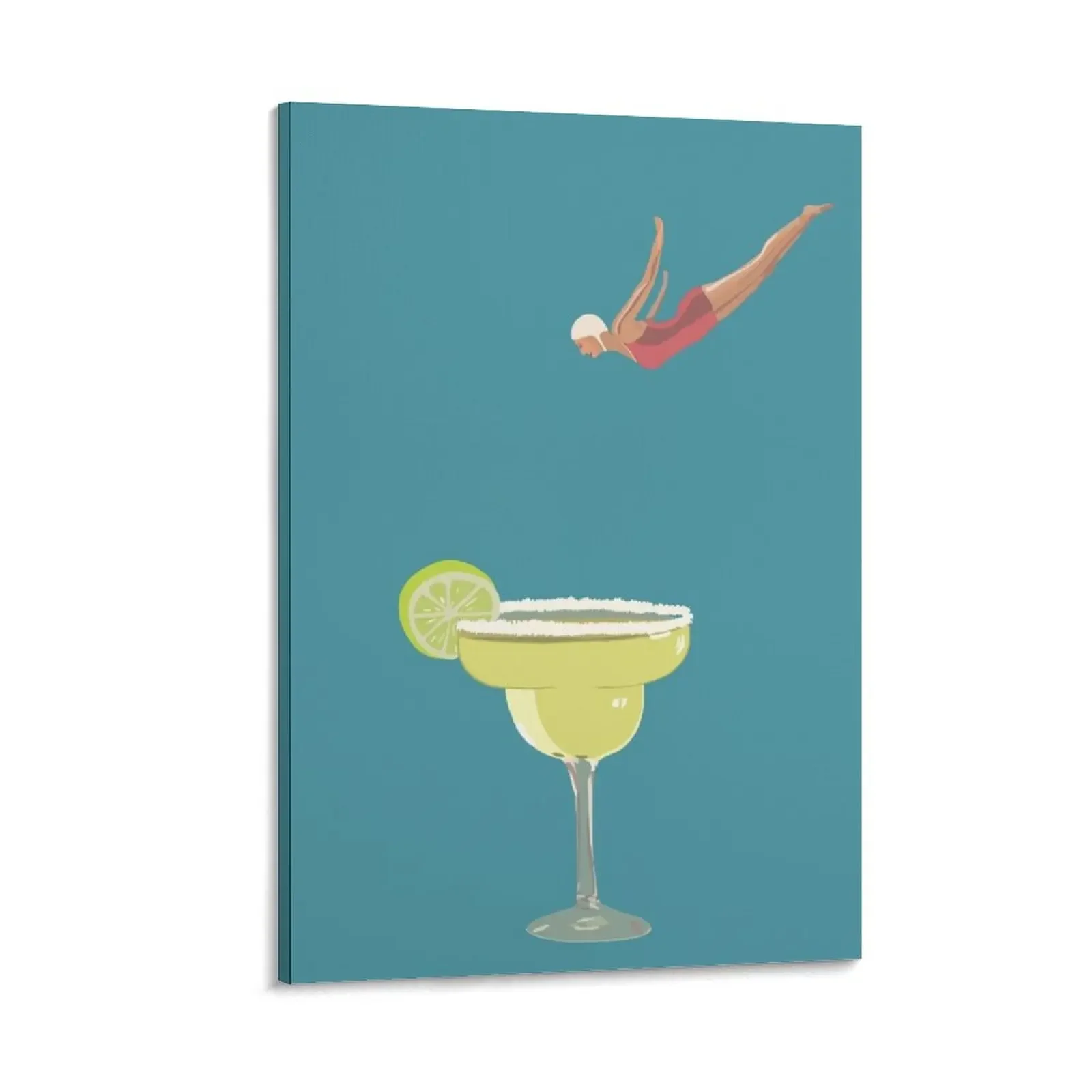 

Margarita Diving digital wall art Canvas Painting decor room decorations for men aesthetic room room decoration accessories
