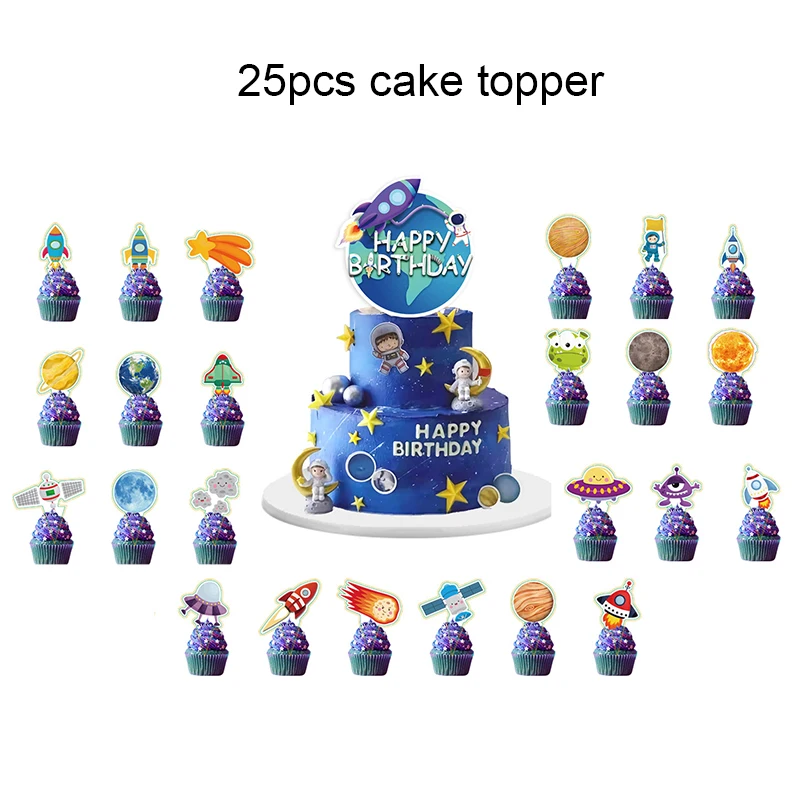 25pcs cake topper
