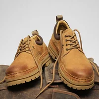 High Quality Men Leather Casual Shoes Fashion Sneakers Thick Sole Male Walking Shoes Zapatillas Hombre Spring Boots Mens Shoes