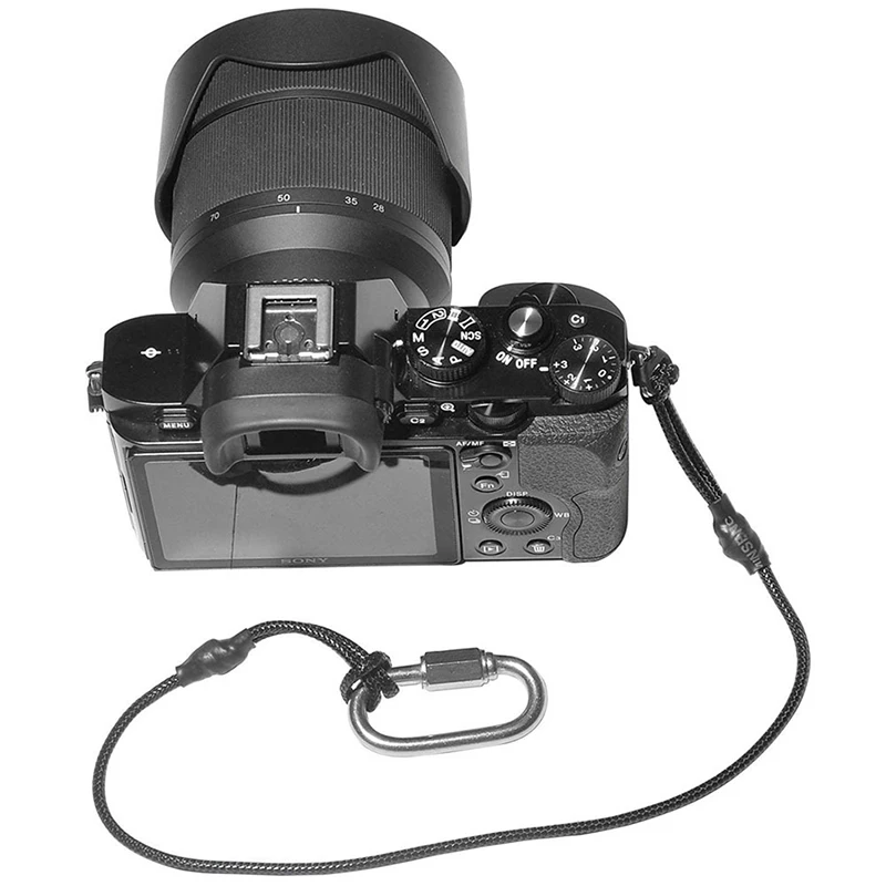 1PC 카메라 테더 안전 스트랩 카메라 빠른 슬링 스트랩 안전 로프 문자열 테더 운반 속도 카메라 신속한 안티 분실 로프