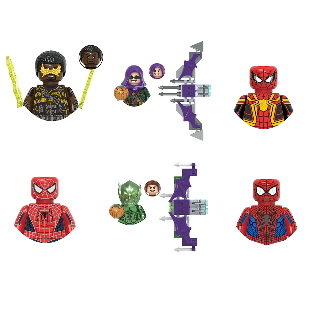 Фирменный конструктор DISNEY Доктор Осьминог Человек-паук паук-Гвен миль Моралес