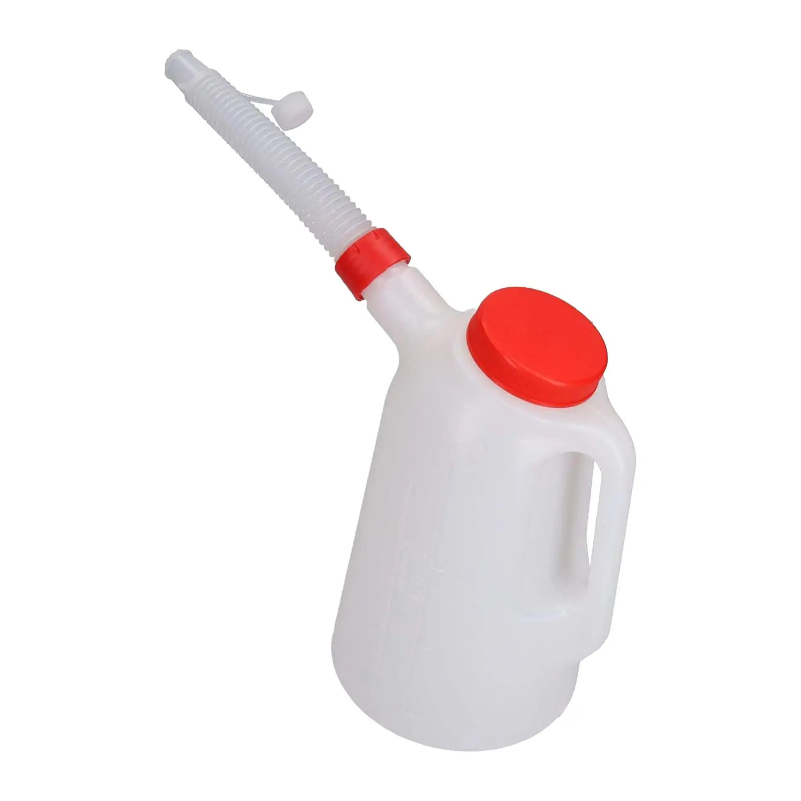 Oil Measuring Jug with Cap Pour Spout Automotive Motor Dispenser