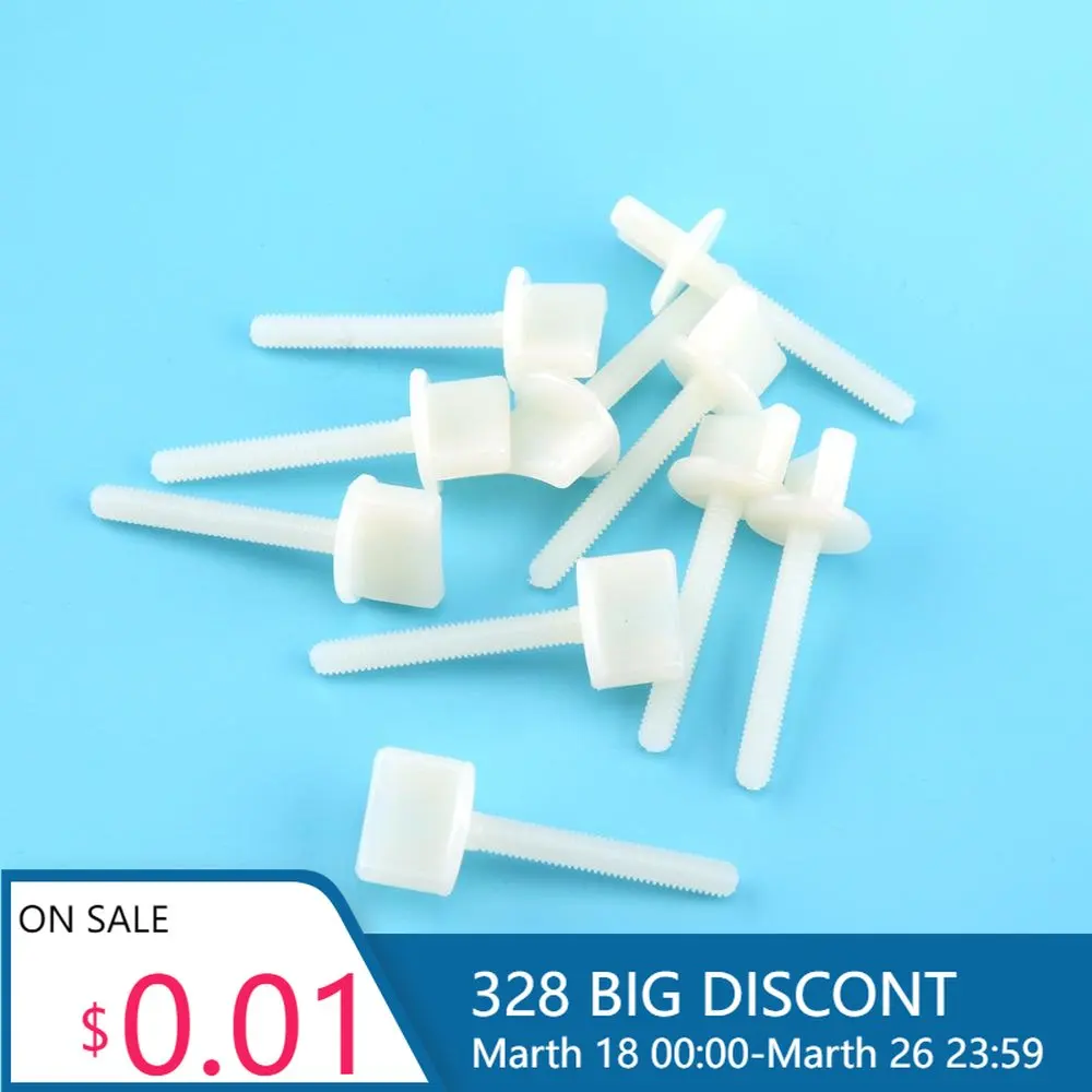 10pcs Nylon Plastic Bolt Hand Thumb Screw M4 M5 M6 For RC Airplanerc