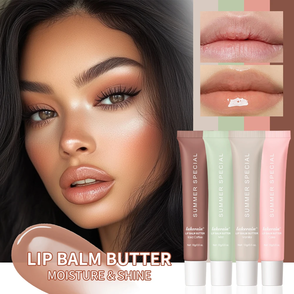 4pcs Lip Balm Deep Moisturizing Lip Glaze Smoothing Lip Lines Long-Lasting Nourishment Daily Lip Care Lip Balm 2