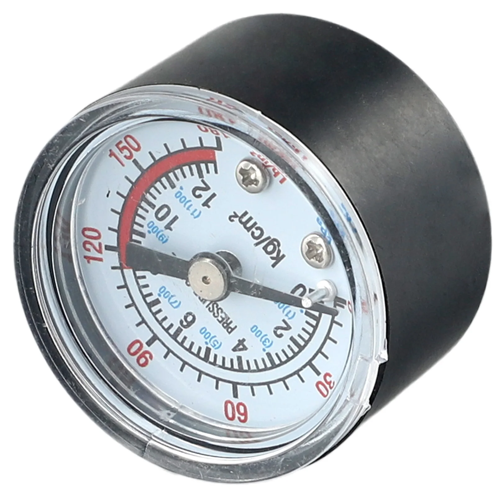 Air Compressor Pressure Gauge 0 180 PSI Range Metal+Plastic Material Large Dial For Easy Reading 1/8 NPT Thread Diameter yushi um 2d ultrasonic through coating thickness gauge 0 8 300 mm measurement range pt 08 probe for metal plastic thickness