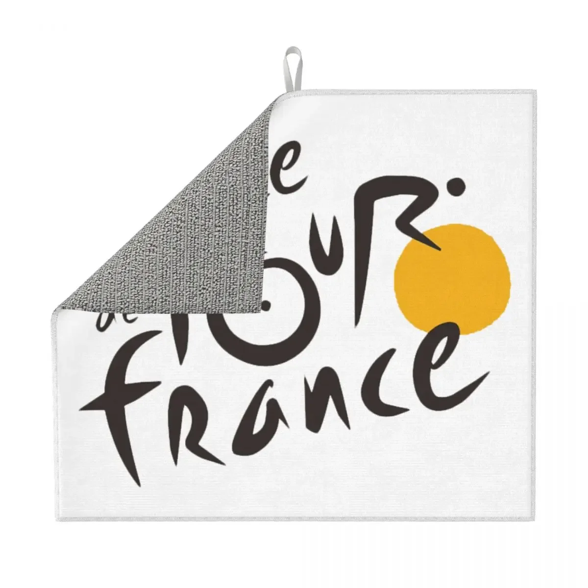 

Le Tour The France Dish Drying Mat for Kitchen Absorbent Fast Dry Microfiber French Bicycle Dishes Drainer Pads