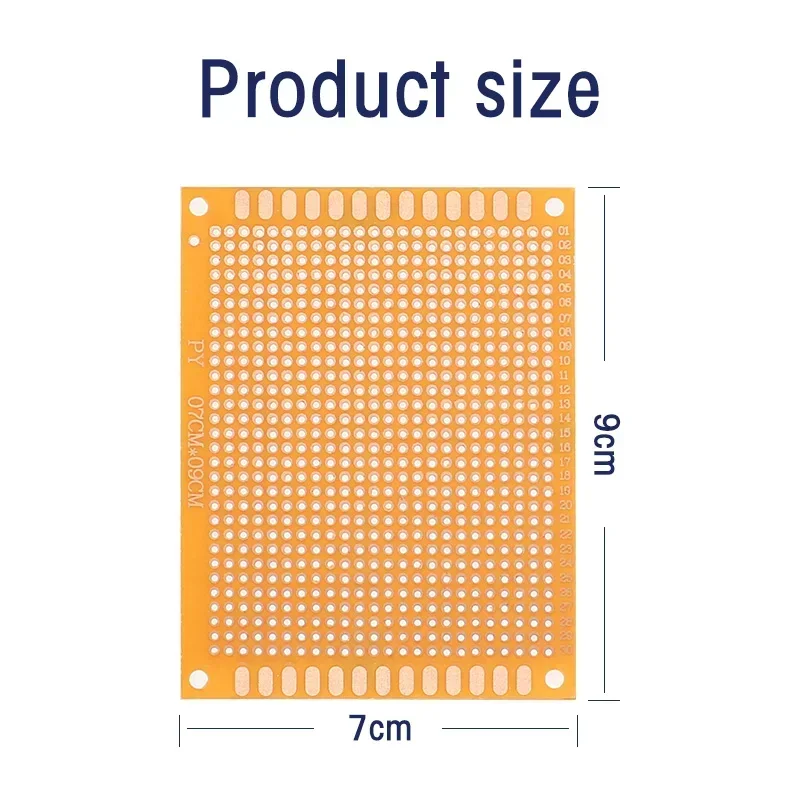 5 개/몫 5x7cm 7x9cm 9x15cm 단면 프로토타입 Arduino Diy 키트용 범용 Pcb 보드 회로 기판