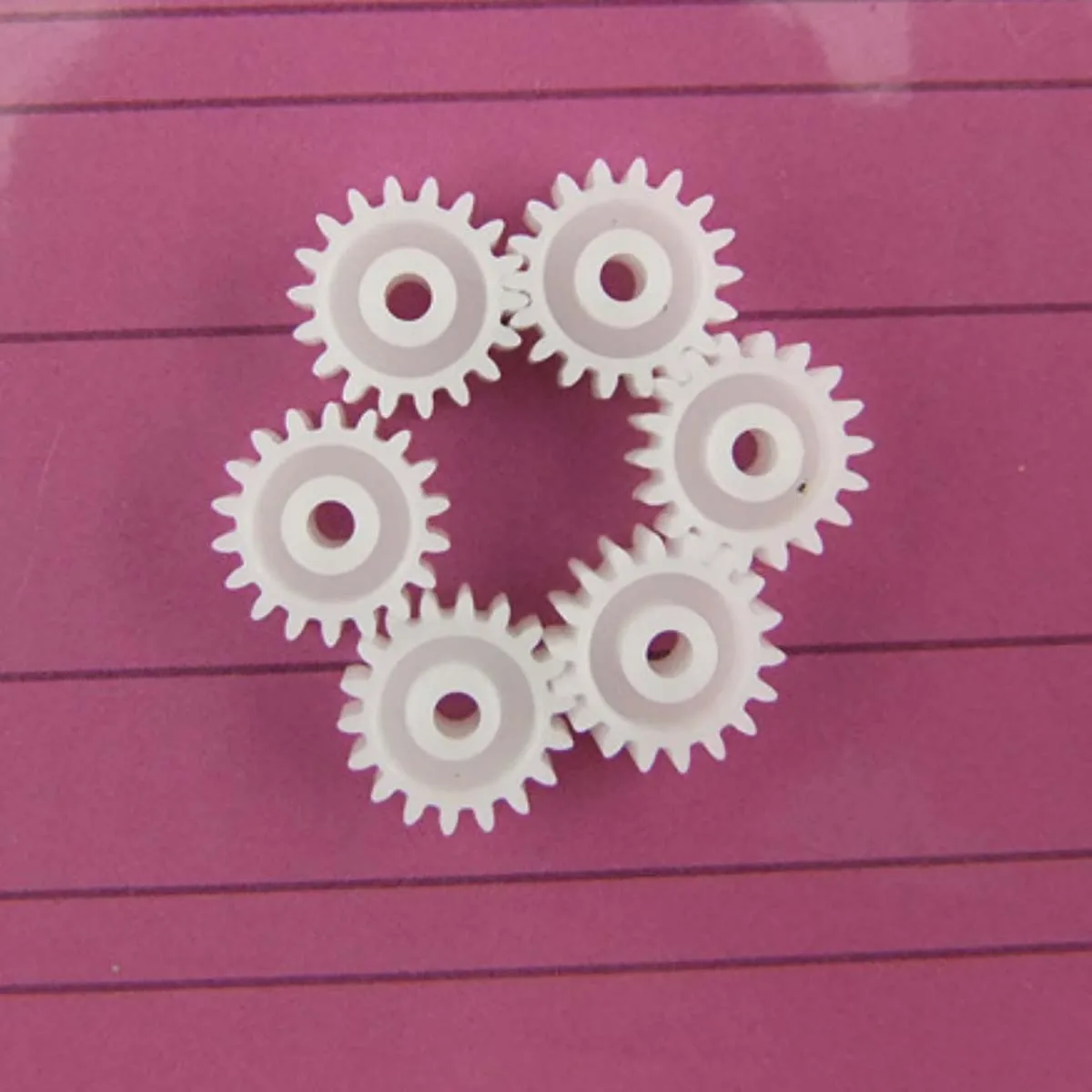 30Pcs 8/12/13/18 Teeth 0.5 Modulus Spindle Spur Gear 80.8A 81.5A 82A 122A 132A 182A Toy Spare Parts Model DIY Plastic Gears