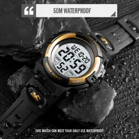 Skmei 1266 Timing Digital Children's Watch Boys and Girls' Alarm Clock 5Bar Waterproof Children's LED Watches 1258 1689 1999 1