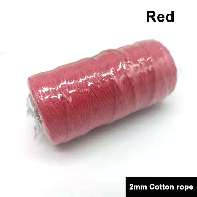 100M/Roll 100% Cotton Rope colorful twine Macrame cord string thread DIY Home Textile Wedding Decorative supply 