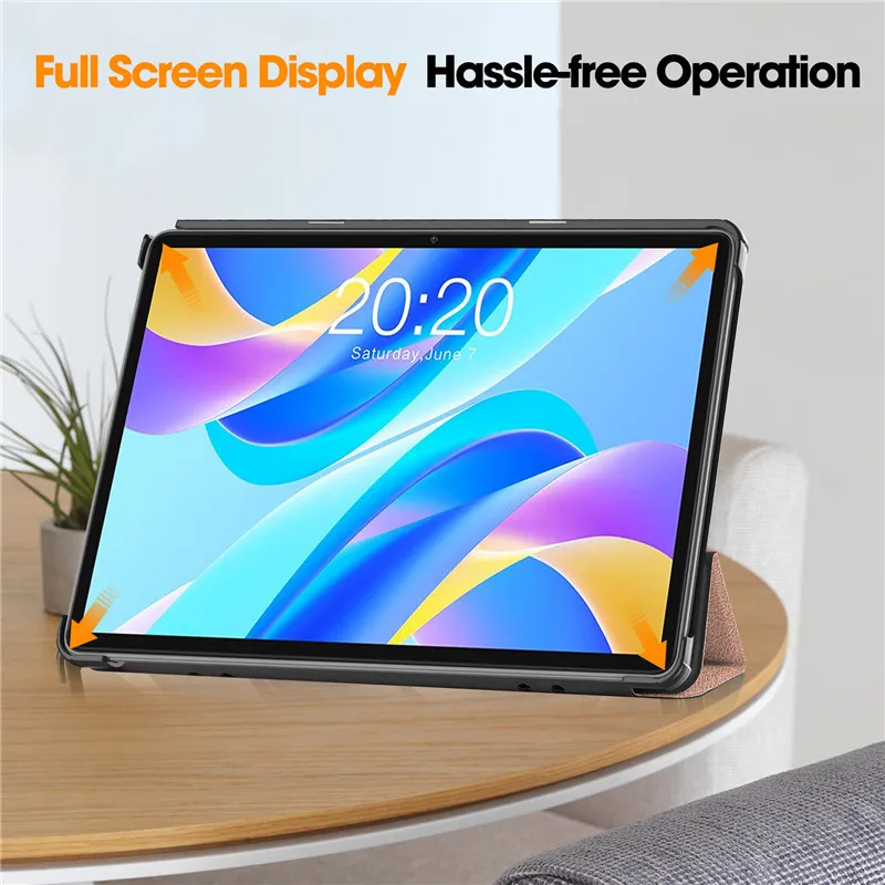 Coque For Teclast T50 Tablet Fold PU Leather Protective Hard PC Tablet Case For Teclast M40 Plus P40HD P30S T 50 Smart Cover_voghion.com