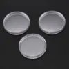 10 pcs Small round transparent plastic coin capsules box 30mm 3