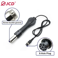 JCD Hot Air Gun Desoldering Hot Air Gun Handle Soldering Iron is Suitable for 858D 868D 8898 Rework Solder Repair Station 2