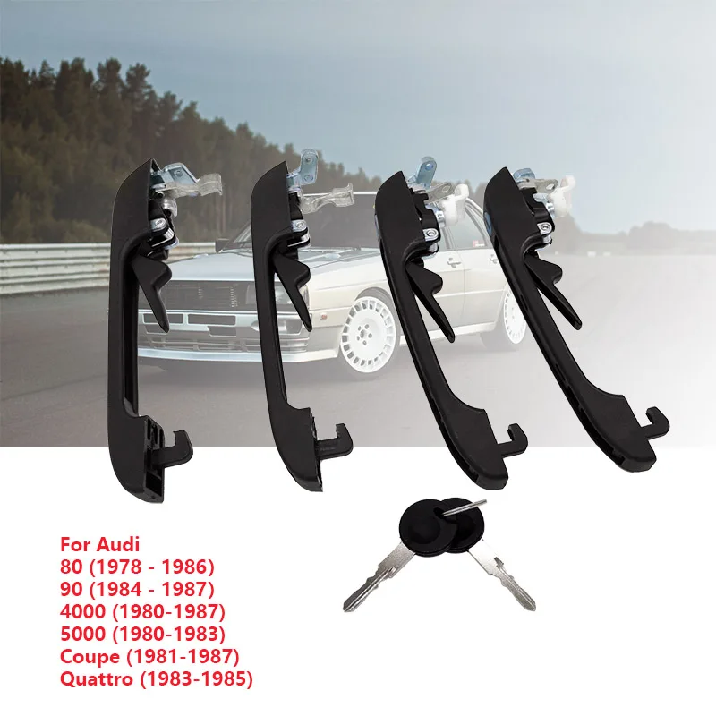 Внешняя дверная ручка для AUDI 80 100 Coupe/Quattro/Sport URQUATTRO 813837205C 813837206C 813839205 813839206 |