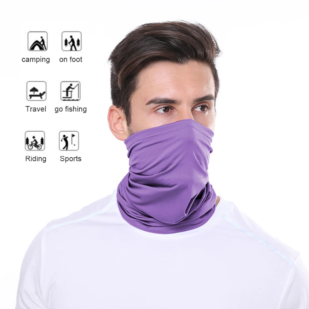 Silk Scarf Magic Scarf Bandana Scarf Face Mask Scarf Bandana Neck Warmer Riding Mask Unisex Outdoor Sports Bicycle Headband Bike Cycling Balaclava Neck Tube Warmer Riding Bandanas Face Mask
