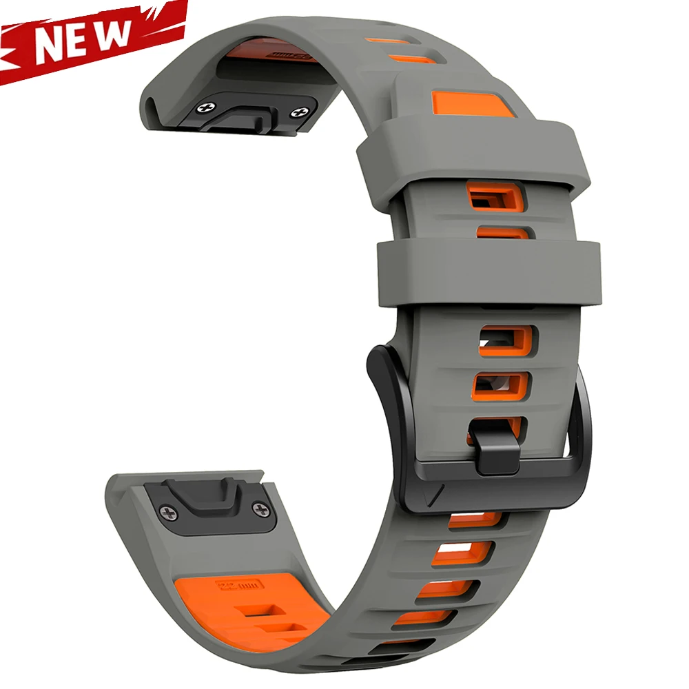 Premium Sport Rubber Bracelet for Fenix8 Watch - Durable and Stylish Strap