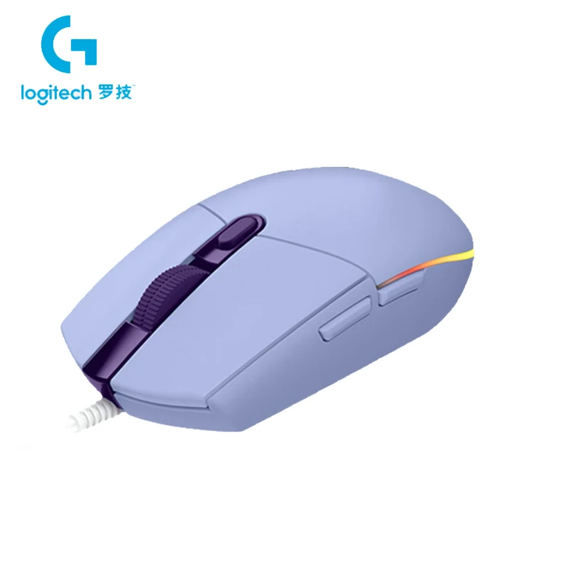 Logitech G102 Wired Mechanical Gaming Mouse Classic Lightweight Design Only 85G 200-8000DPI RGB Lighting Sync Mouse types of computer mouse Mice