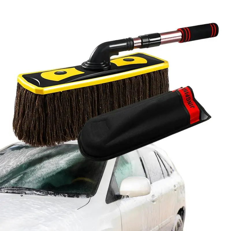 Car Duster Interior Car Duster Multipurpose Duster With Soft Rubber  Protection Sponge Handle Suitable For Car Motorcycle SUV RV - AliExpress