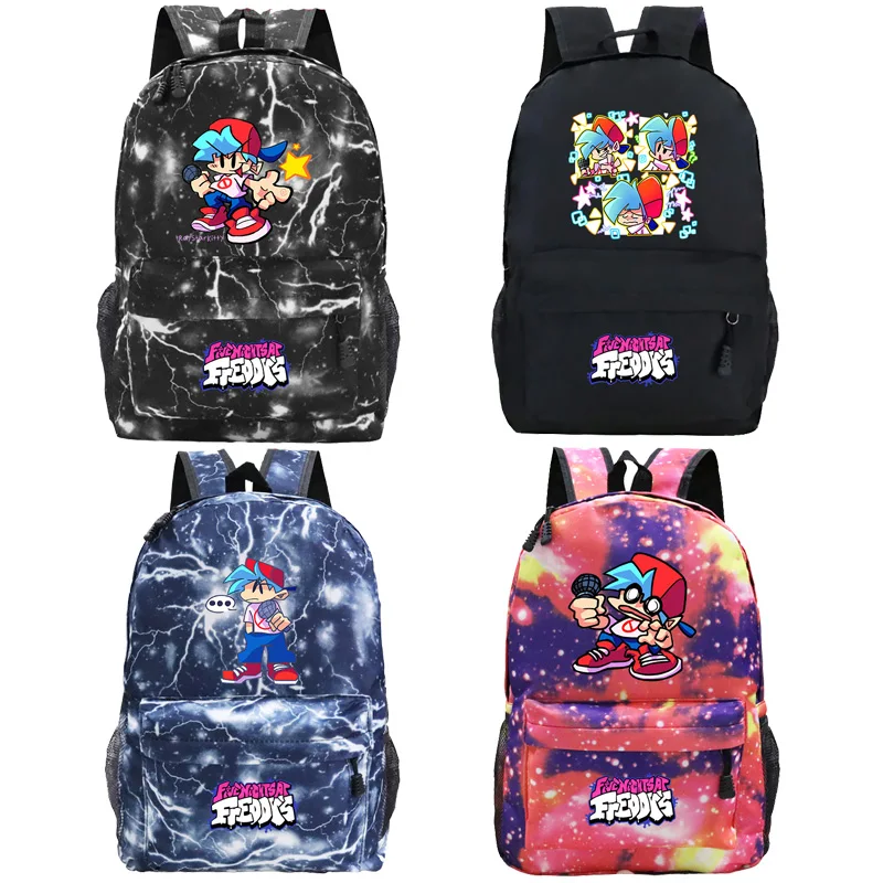 

Kawaii Friday Night Funkin Backpack Teens School Bags For Boys Girls Book Bags Children Laptop Rucksack Bookbag School Mochilas