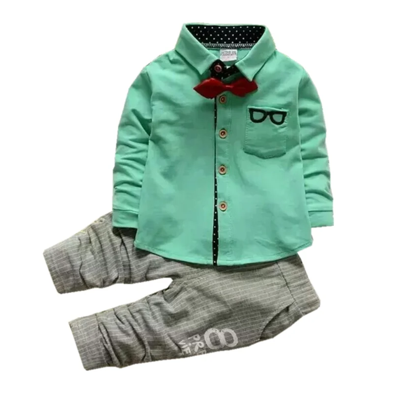 

New Spring Autumn Baby Clothes Children Boys Fashion Shirt Pants 2Pcs/Sets Kids Outfits Toddler Casual Costume Infant Sportswear