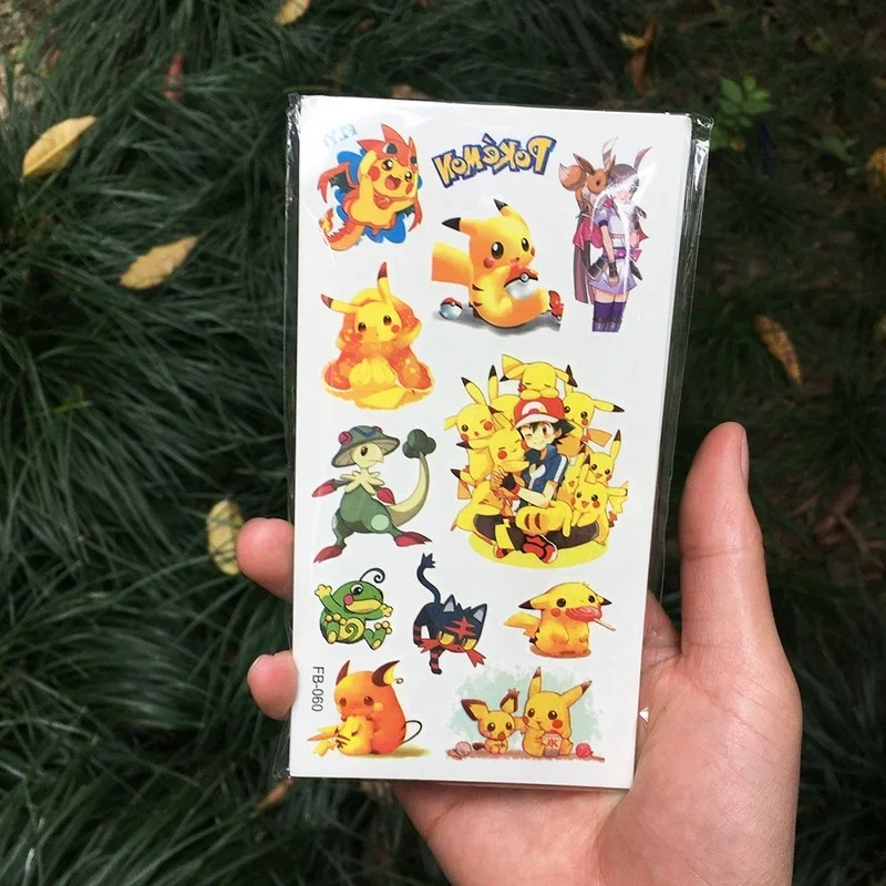 Pokemon Tattoo Stickers 12pcs/bag