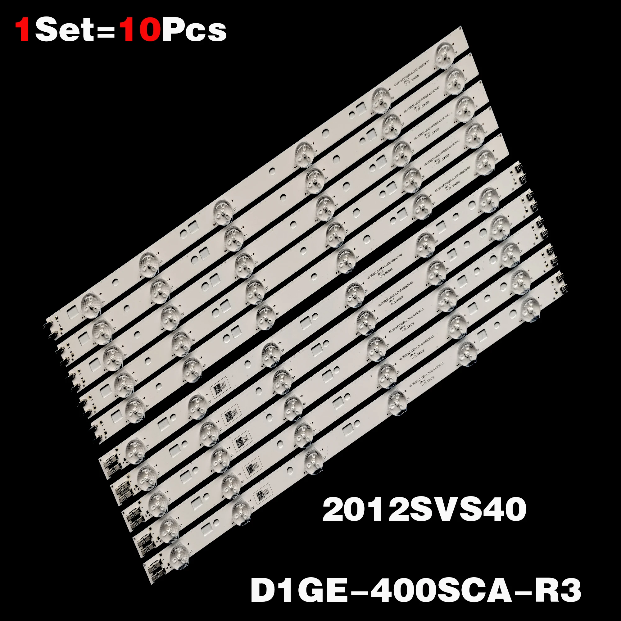Kit Led Backlight Ue40eh6030 Ua40eh5080r 403535led60ea-l r D1ge400sca-r3 D1ge-400scb-r3 2012svs40 3228 Left06 Right06 10 Pcs