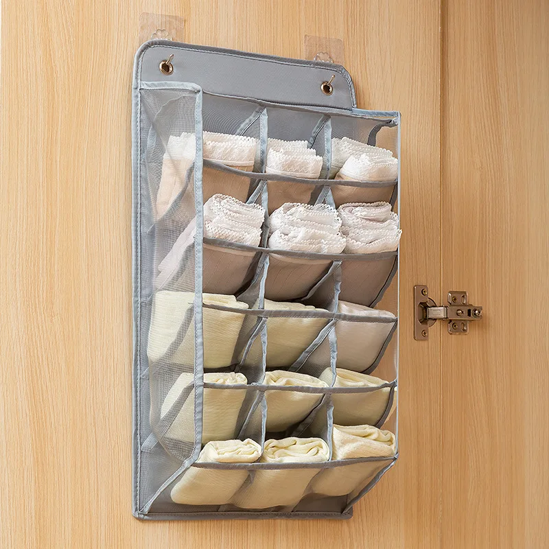 Underwear Storage Hanging Bag Wall Mounted Bra Storage And Organization Rack Home Student Wardrobe Storage Storage Bag 5