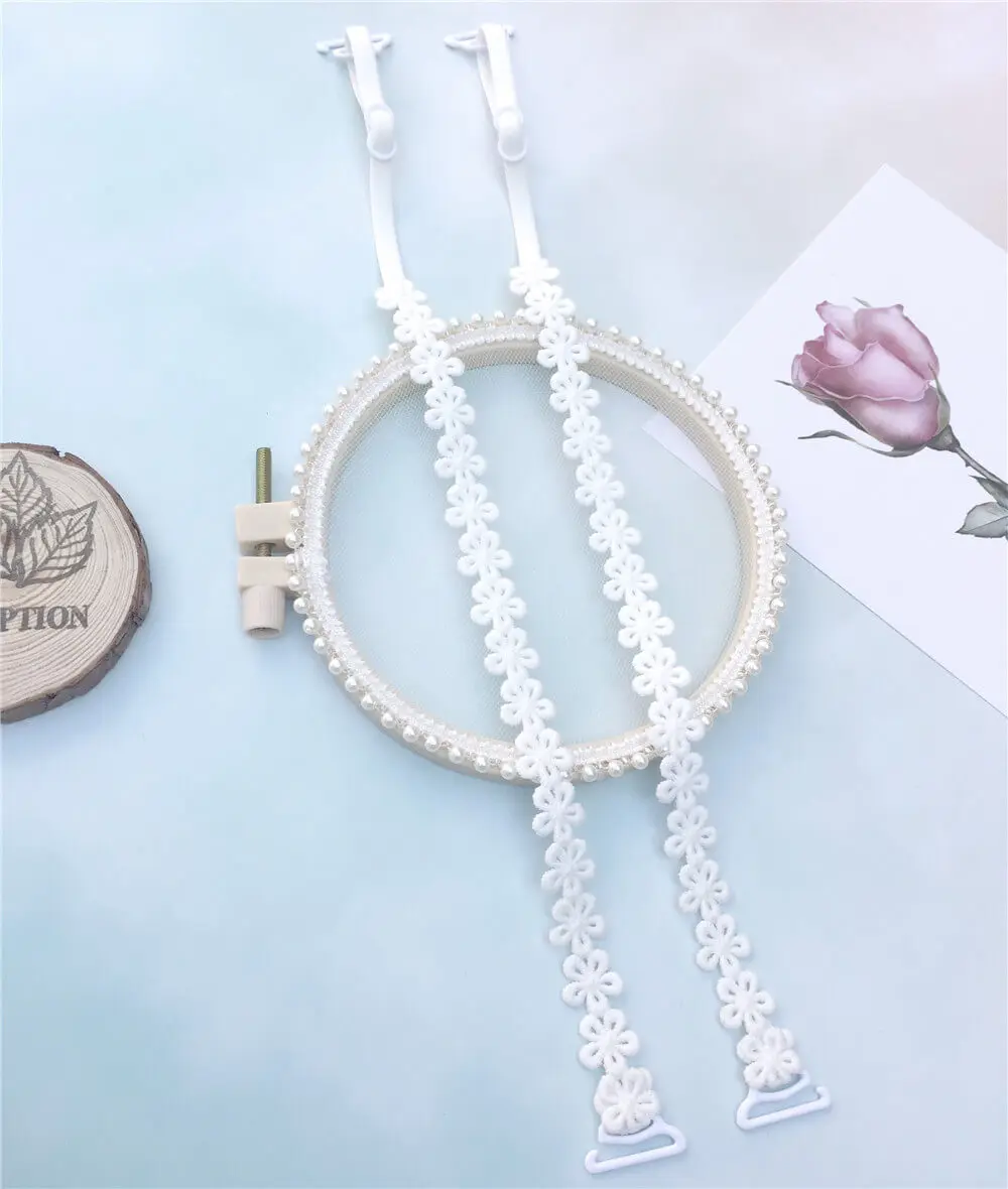 Moly Story Decorative Small Flower Thin Bra Straps Women Shoulder Strap Replacement Intimate Accessories Underwear Belt