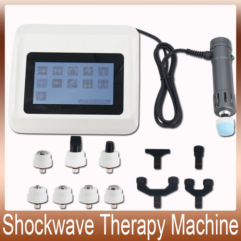 

Professional Shockwave Therapy Machine For ED Treatment Tennis Elbow Pain Relief Touch Screen 2In1 Shock Wave Chiropractic Tool