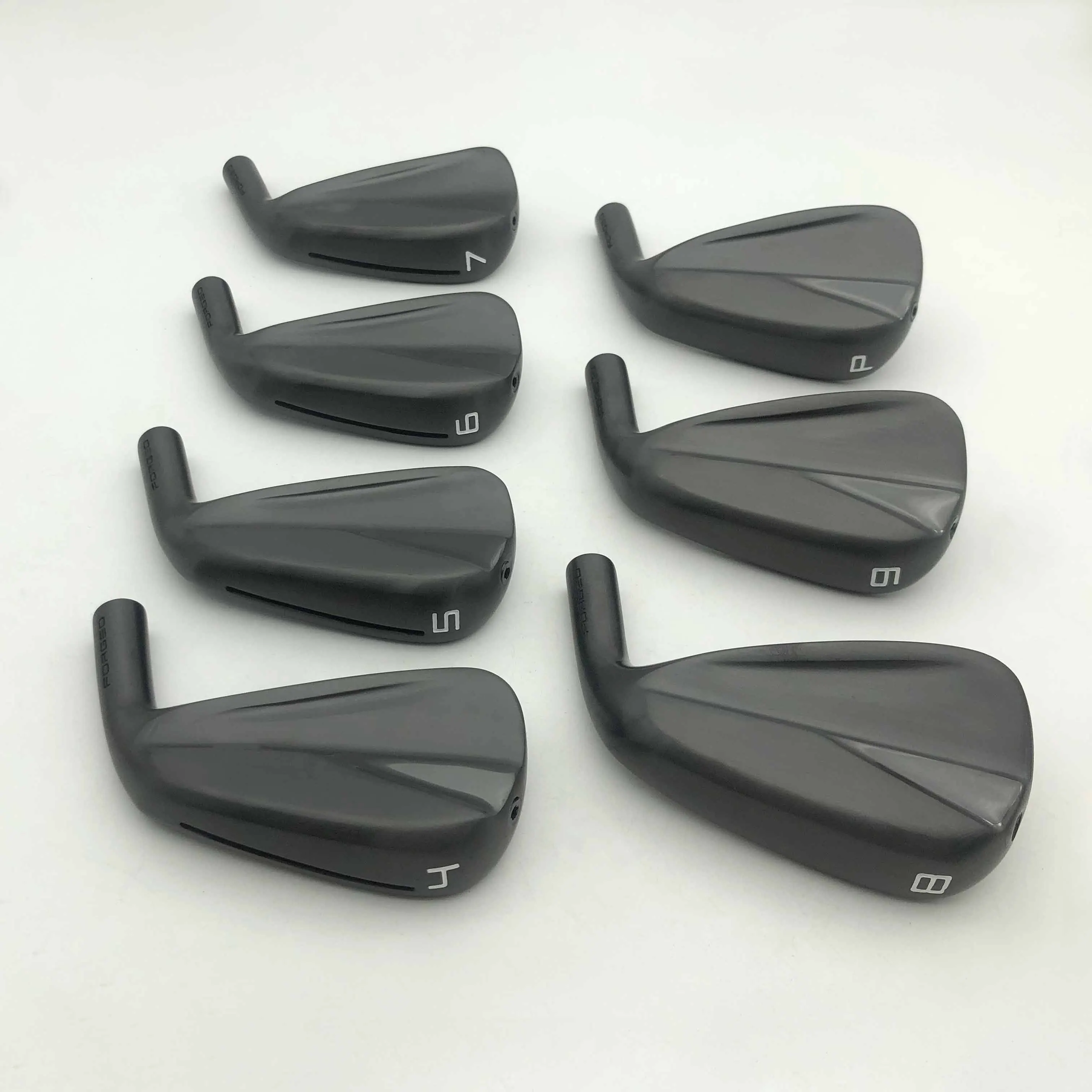 TL made Black P770 Golf Clubs P770 Iron Set Three Generations Of Tour Long Distance Forged Hollow Blade Back 456789P Free Ship