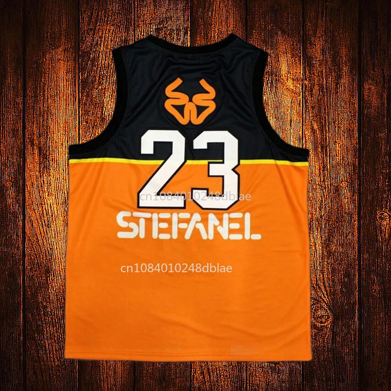 man 1985 Stefanel Trieste Jordans #23 Exhibition Game Basketball Jersey Embroidery Youth Kids Adult Any Size And Name