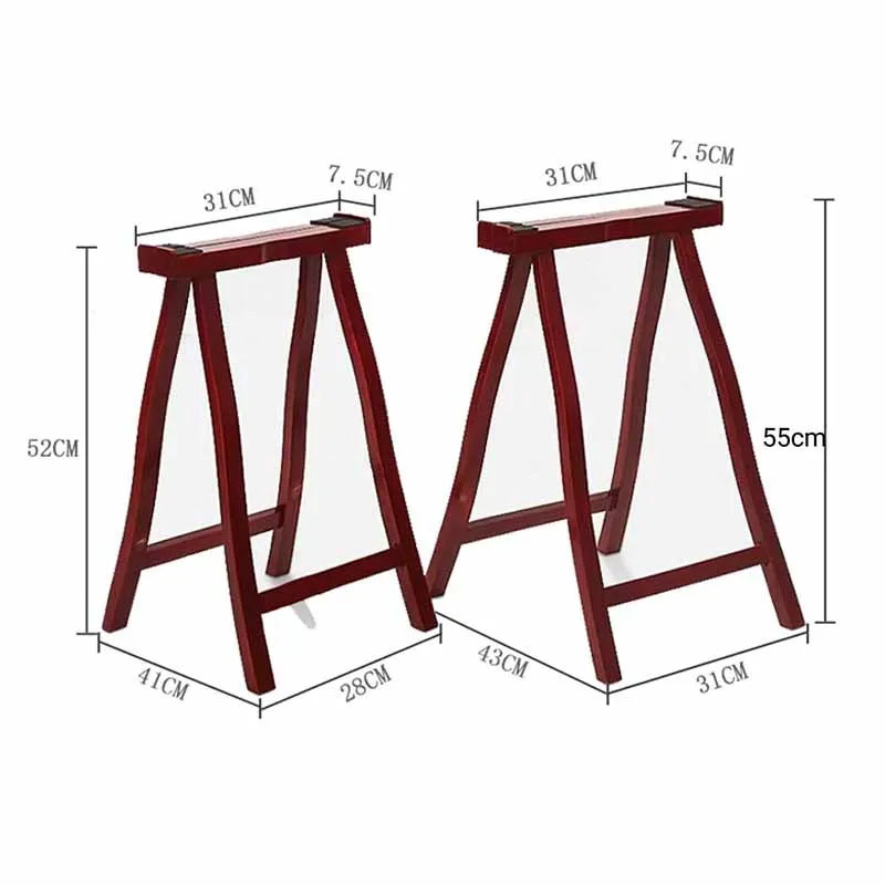 Guzheng 접이식 브래킷 휴대용 단단한 나무 스탠드, 수직 Guzheng 브래킷, 가정용 고급 현악기 액세서리
