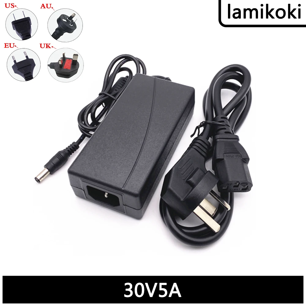 Adaptador de Alimentação 30v 5a Fonte de Alimentação 30v5a dc Fonte de Alimentação Regulada 30v Carregador 30v 5a
